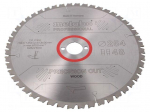 Circular saw | &Oslash;: 254mm | Teeth: 48 | Disc thick: 2.4mm | HW/CT | 30mm