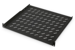 Digitus | 1U Fixed Shelf for Racks | DN-19 TRAY-1-400-SW | The shelves for fixed mounting can be installed easy on the two front 483 mm (19&ldquo;) profile rails of your 483 mm (19&ldquo;) network- or server cabinet. Due to their stable
