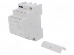 Transformer: mains | 15VA | 230VAC | 24V | Leads: screw terminals | IP20