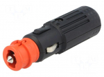 Cigarette lighter plug | Sup.volt: 12&divide;24VDC | Inom: 16A | 12V/15A