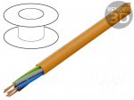 Wire | H05BQ-F | 5G1mm2 | unshielded | 300V,500V | Cu | stranded | orange