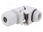 Cable gland | angular | M16 | 1.5 | IP68 | polyamide | grey | HSK-W