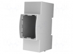 Enclosure: for DIN rail mounting | Y: 90.5mm | X: 36.3mm | Z: 62mm