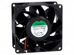Fan: DC | axial | 24VDC | 80x80x38mm | 101.09m3/h | 47.3dBA | ball | 24AWG