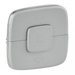 Cover plate Valena Allure - roller blind control - aluminium