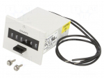 Counter: electromechanical | mechanical indicator | pulses | 999999