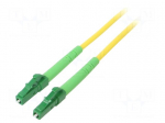 Fiber patch cord | OS2 | LC/APC,both sides | 0.5m | 9/125um | LSZH