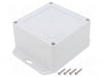 Enclosure: multipurpose | X: 105mm | Y: 105mm | Z: 60mm | ZP | ABS | gasket