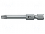 Screwdriver bit | Torx&reg; with protection | T9H | 1/4"