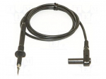 Test lead | 20A | probe tip,angular banana plug 4mm | Urated: 1kV