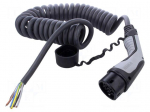 EMobility: cable | 1x0.5mm2,5x6mm2 | 480VAC | 26.6kW | IP44 | 4m | 32A