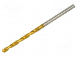 Drill bit | for metal | 3/32" | L: 57mm | Working part len: 30mm | case