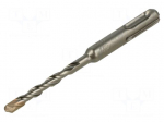 Drill bit | for concrete | &Oslash;: 6mm | L: 110mm | SDS-Plus&reg;