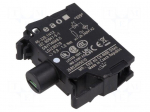 Illuminating unit | 22mm | 45 | front fixing | 24&divide;240VAC | white