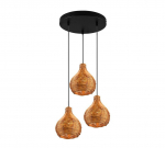 Trio-Lighting Sprout  3-pc E14 rattan piekaramā lampa