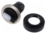 Switch: rotary | 22mm | Stabl.pos: 2 | depending on the holder | IP65