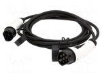 EMobility: cable | 1x0.75mm2,5x2.5mm2 | 400VAC | 11kW | IP55 | 7.5m | 16A