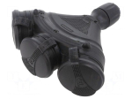 Connector: AC supply | female | power supply | socket | 2P+PE | 250VAC