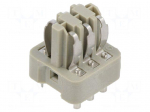 Connector: HDC | contact insert | male | EPIC STA | PIN: 6 | 10A | 60V