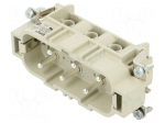 Connector: HDC | contact insert | male | EPIC H-BS | PIN: 6 | 35A | 500V