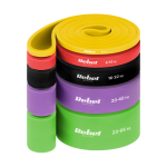 Spordiks ja aktiivseks puhkuseks // Spordikaubad ja varustus // Zestaw gum do ćwiczeń TPE - Power Band PTs-1, 4-55 kg, 5 gum TPE, REBEL ACTIVE