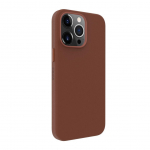Back panel cover Evelatus Apple iPhone 14 Pro Max Genuine Leather case with MagSafe Brown