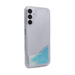 Back panel cover iLike Samsung Galaxy A14 5G Silicone Case Water Glitter Blue