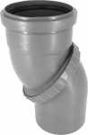 Adjustable elbow grey DN110