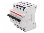 Circuit breaker | 415VAC | Inom: 16A | Poles: 4 | Charact: C | 25kA | IP20
