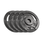 Uued tooted // Obciążenie żeliwne zestaw 4x2.5kg, otw&oacute;r 31mm, talerz z uchwytami, REBEL ACTIVE