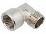 Threaded fitting | nickel plated brass | max.10bar