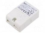 Power supply: switching | LED | 2&divide;23VDC | 350mA | IP20 | 68x22x41mm