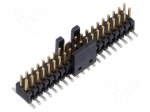 Connector: pin strips | socket | male | PIN: 40 | vertical | SMT | 1.27mm
