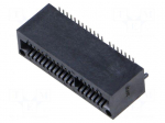 Connector: card edge | PIN: 40 | SMT | on PCBs | 1mm