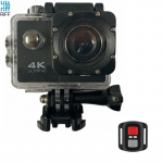 Riff SPK-1 Ultra HD 4K 16Mpix Wi-Fi Sport Camera with 2'' LCD Remote & 8x Fixation Set Black