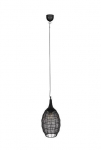 Trio Soraya piekarama lampa 26 x 48 cm E27 matt black brushed steel 365420132 4017807617436