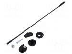 Antenna | car top,automotive | 0.41m | AM,FM | &Oslash;mount.hole: 10.2mm