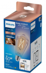 Philips Smart WiZ 60W ST64 E27 gudrā LED spuldze 90CRI 2700-6500K caurspīdīga 929003018621 8719514372245