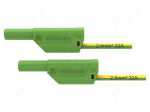 Test lead | 32A | banana plug 4mm,both sides | Urated: 1kV | Len: 1.5m