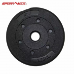 SportVida Rubbered Universal Disc weight for the griffin 1.25kg with 26mm hole (1pcs)