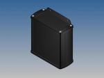 ALUMINIUM HOUSING - BLACK - 110 x 105.9 x 45.8 mm - with flange