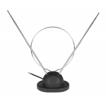 TV ja kodukino // TV antennid // Antena pokojowa TV z kablem koncentrycznym z podstawką