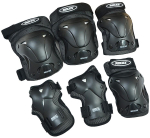 Roces Adult Standard Skate Pads Black 301332 S