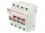 Fuse holder | 10x38mm | for DIN rail mounting | 32A | 690VAC | 750VDC
