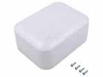 Enclosure: multipurpose | X: 120mm | Y: 160mm | Z: 70mm | 1556 | ABS | white