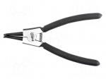 Pliers | for circlip | external | 10&divide;25mm | Pliers len: 145mm | angular