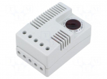 Sensor: hygrostat | 40&divide;90%RH | Usup: 120VAC | OUT: SPDT | 0&divide;60&deg;C | IP20