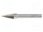 Rotary burr | &Oslash;: 3mm | L: 38mm | Working part len: 12mm | 3mm | metal | 3