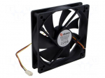 Fan: DC | axial | 12VDC | 120x120x25mm | 1200rpm | 5pcs.