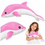 M&auml;nguala | PC | Konsoolid | Tarvikud // M&auml;nguasjad ja m&auml;ngud lastele // Maskotka Pluszowy Delfin R&oacute;żowy 70 cm